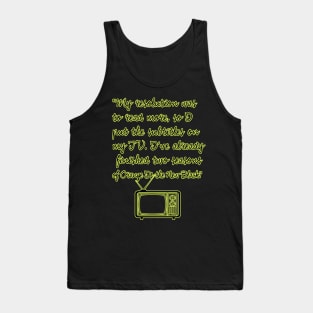 New Year's Resolution Funny Quotes Tank Top